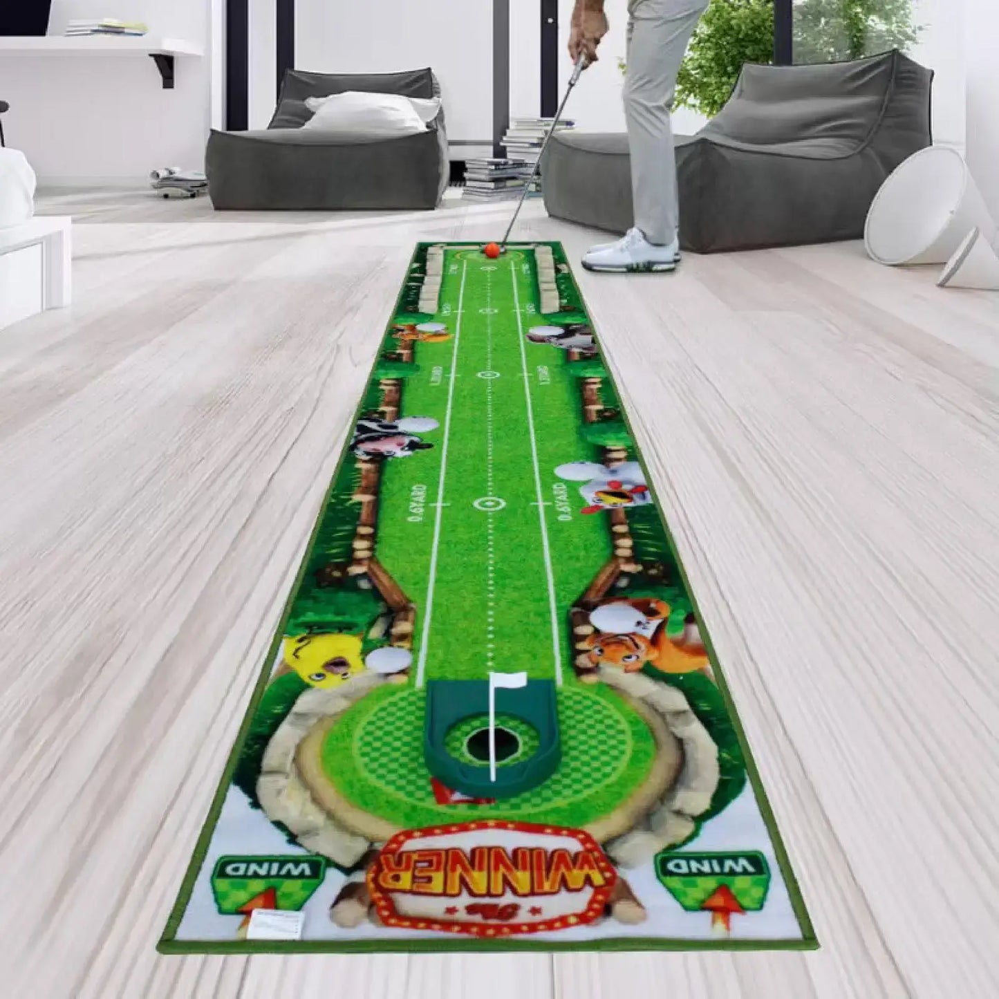 Golf Putting Mat Gift for Golfer Golfing Accessory Sportsman Specialty Products