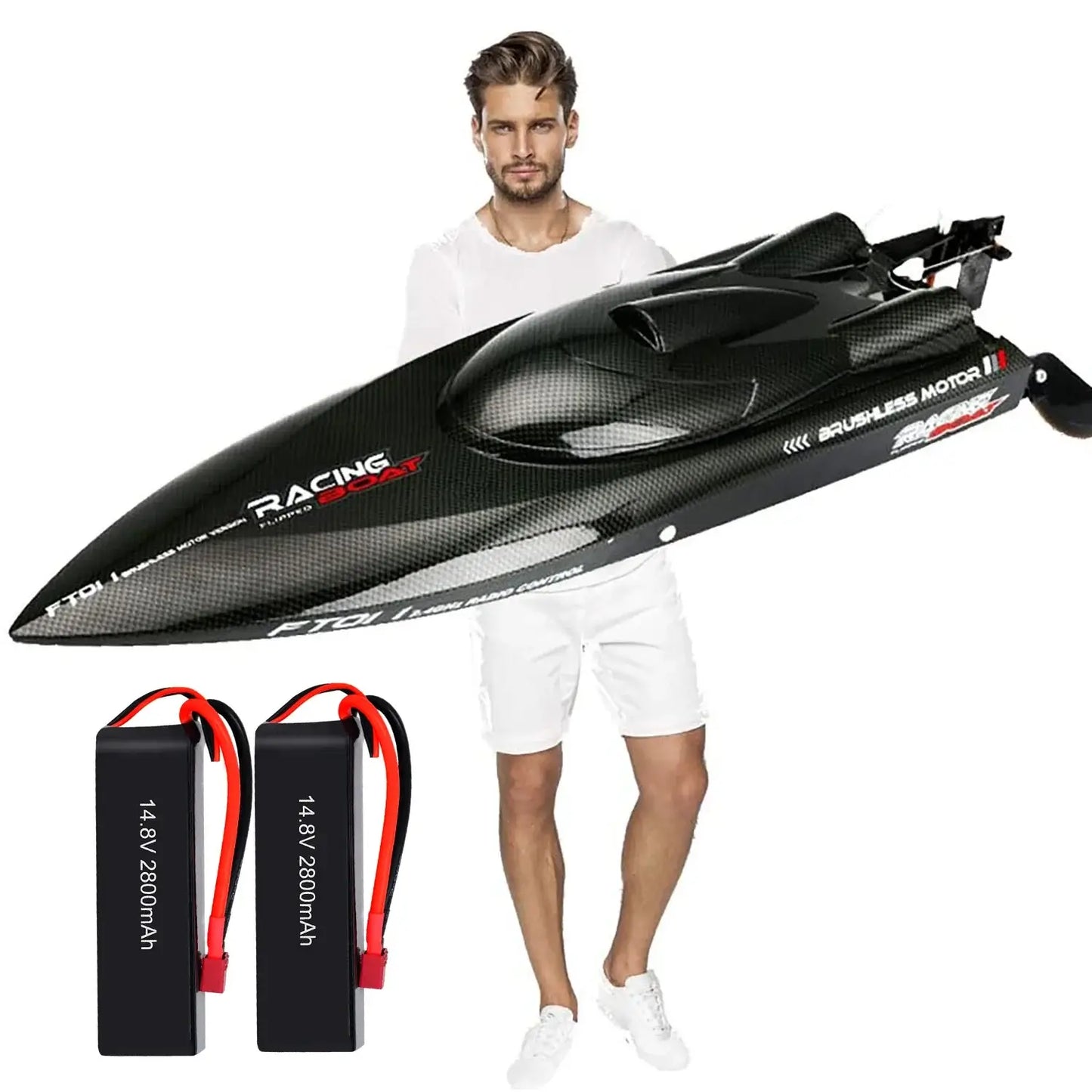 Feilun FT011 FT012 Large RC Speed Boat 2.4G 4WD 55KM/H Remote Control Sportsman Specialty Products