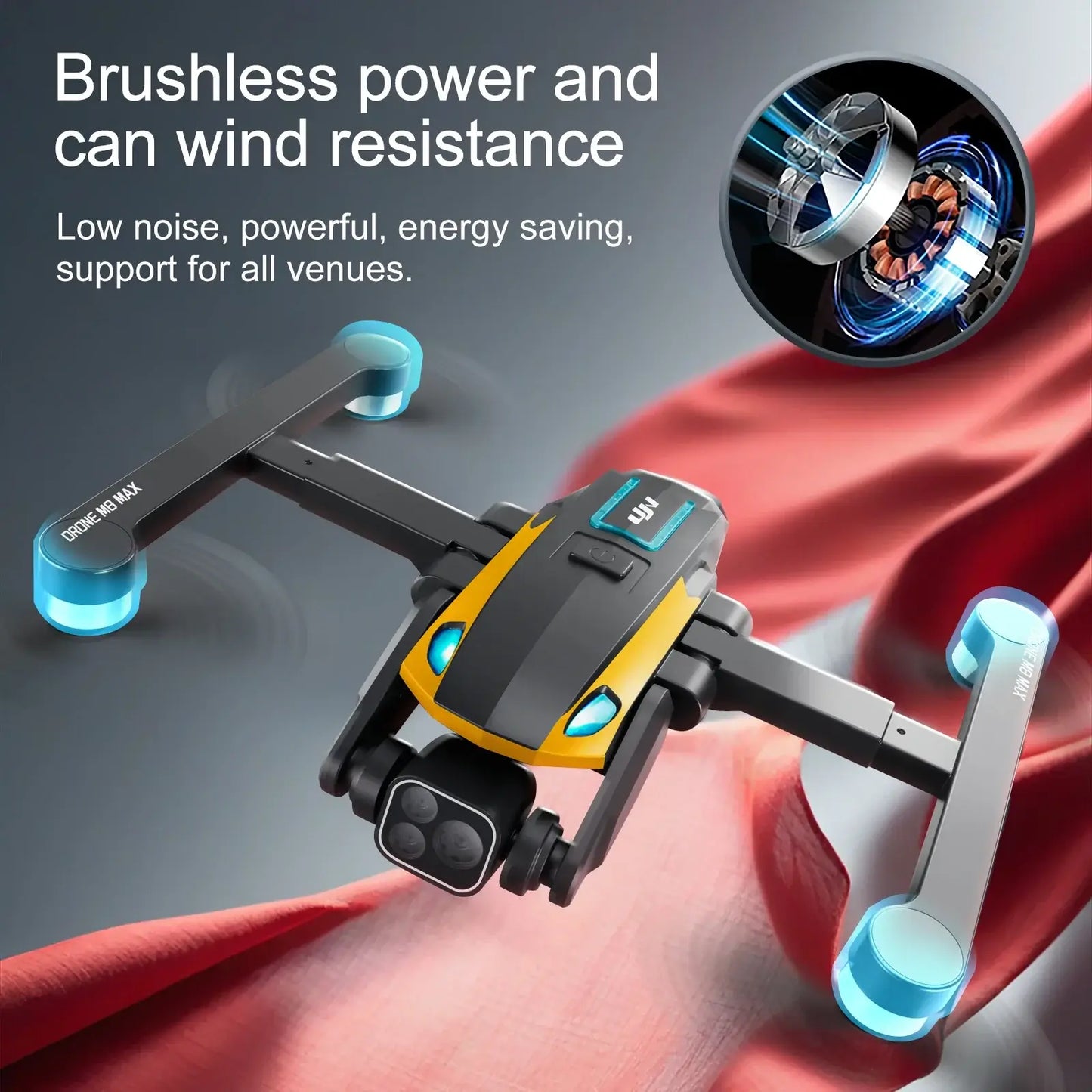 M8 Pro Drone 4k Professional HD 4k Rc Airplane Dual-Camera Sportsman Specialty Products