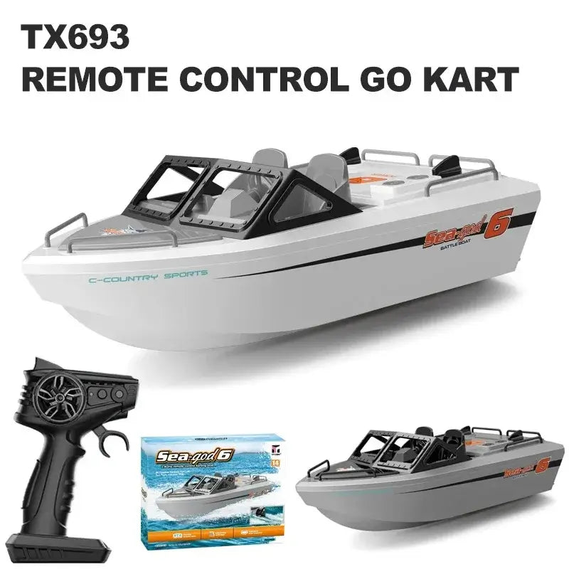 Brushless Jet 2.4G RC Boat TX693 Remote Control Boat Ship Sportsman Specialty Products