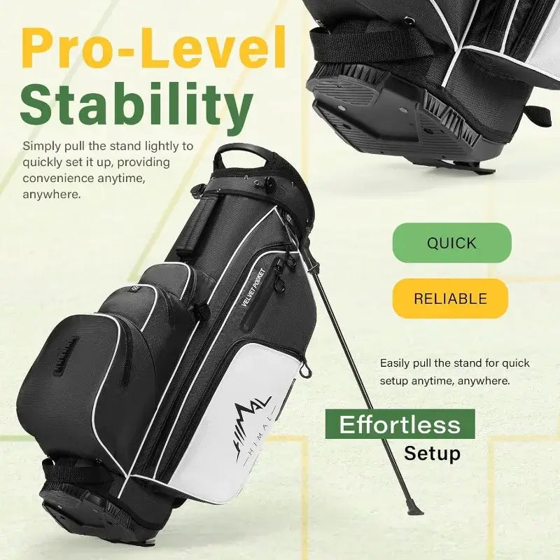 4-Way Golf Stand Bag with Full-Length Divider, Lightweight Waterproof Sportsman Specialty Products