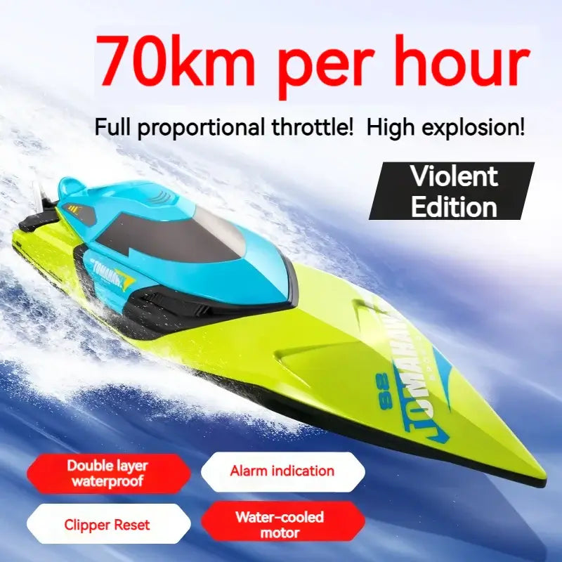 RC Speedboat S2 Super-Sized 50cm High-Speed Sportsman Specialty Products