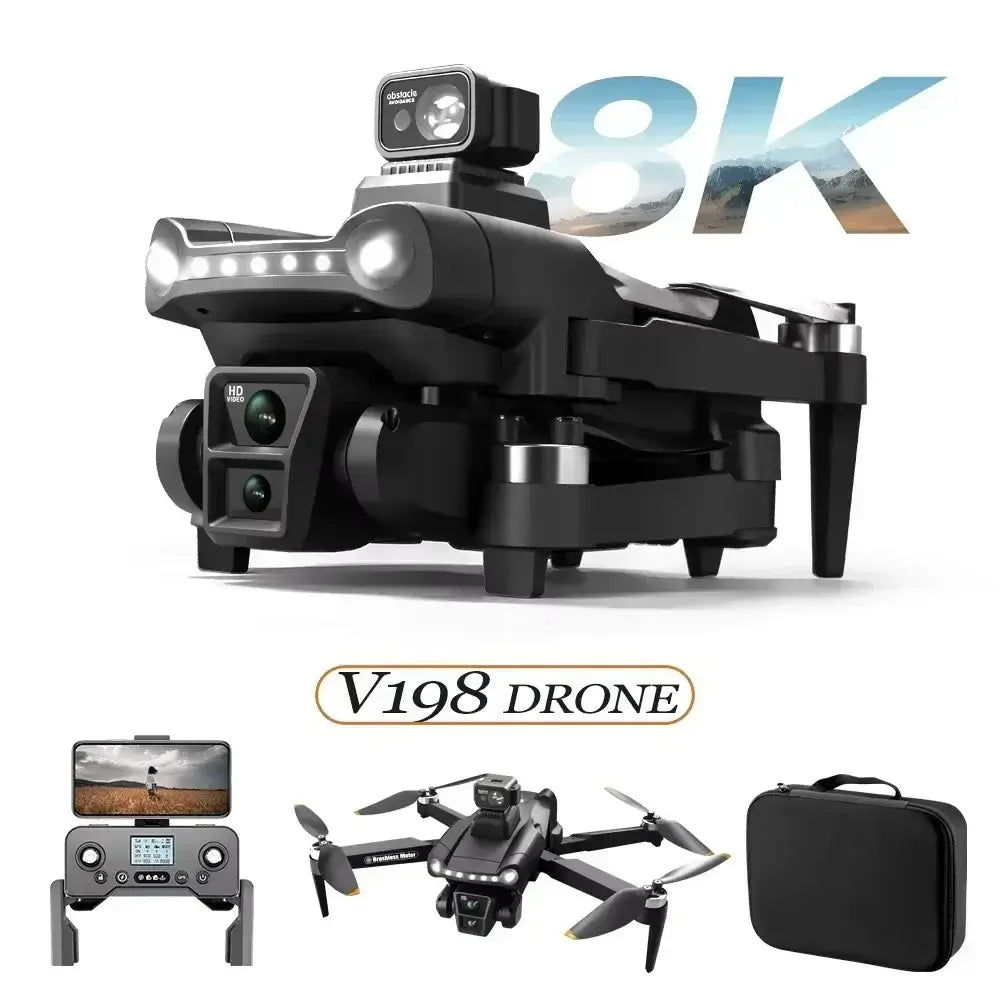For Xiaomi V198GPS Drone ESC 8K Profesional Brushless Laser Sportsman Specialty Products