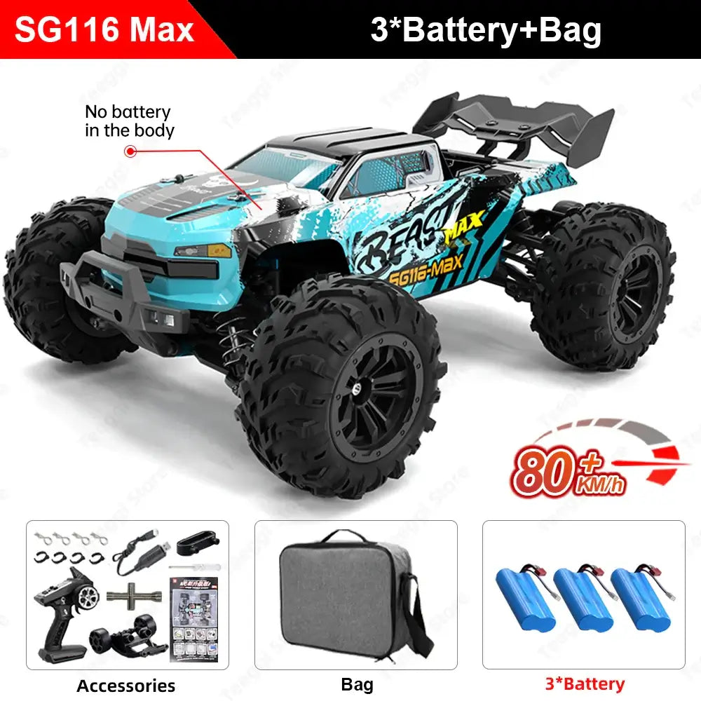 ZLL SG116 MAX 1:16 High Speed Drift Racing 80KM/H Brushless Motor Sportsman Specialty Products