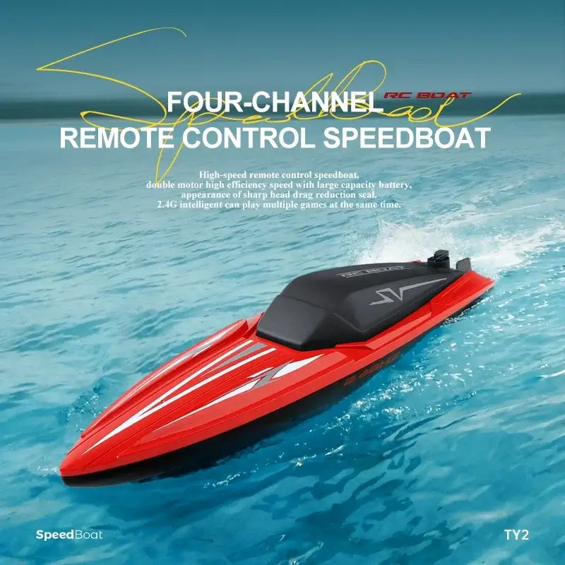 Rc Boat High-Speed 4Ch Dual Motor Outdoor Waterproof Sportsman Specialty Products