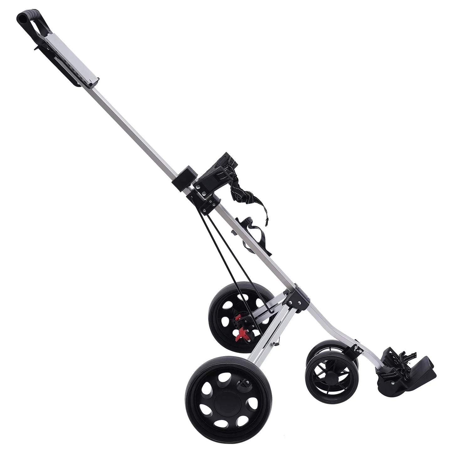 Sportsman Specialty Products 3 Wheel Push Pull Golf Cart Foldable Lightweight Golf Push Cart