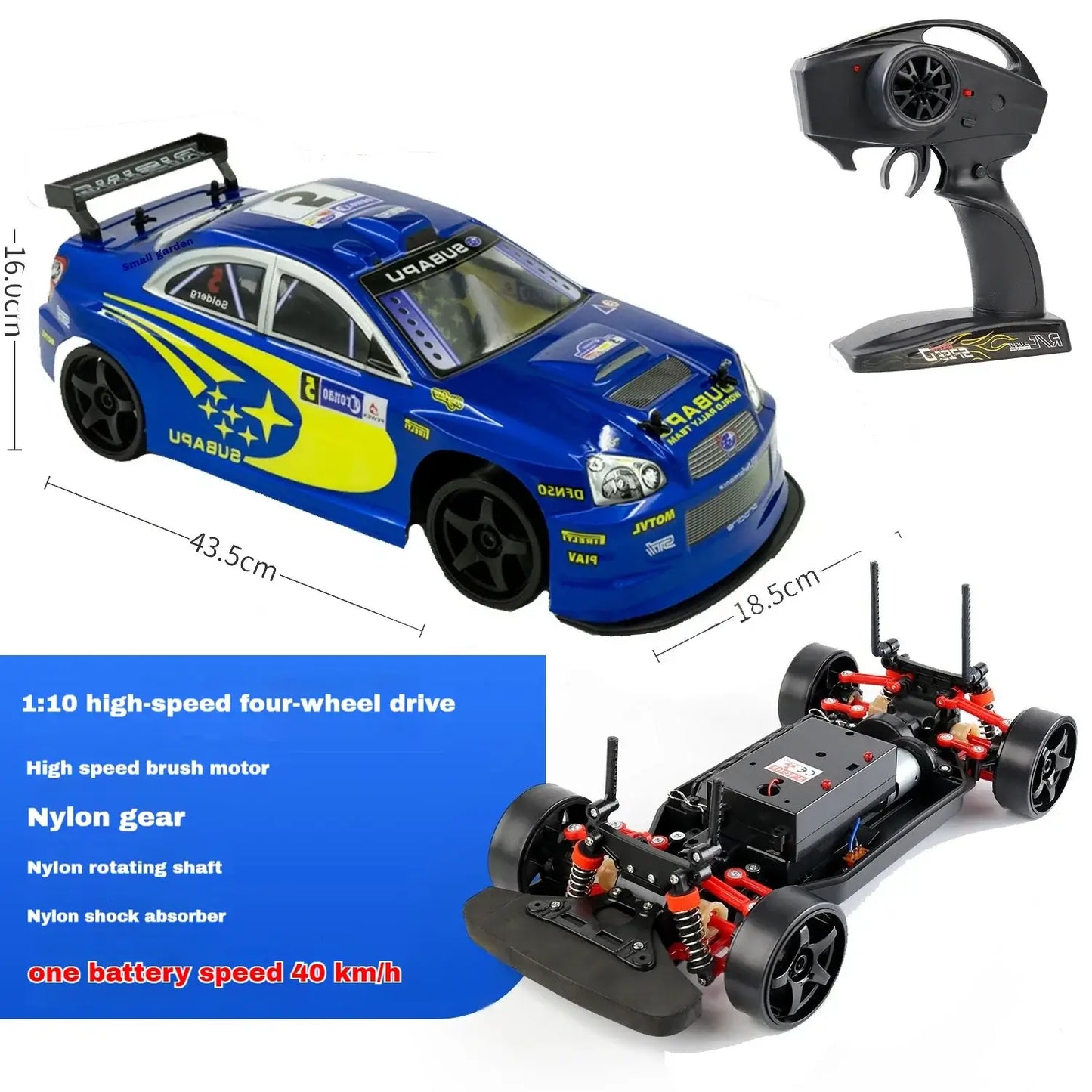 New Rc Four-Wheel Drive Suspension High-Speed 70 Speed 70km Sportsman Specialty Products