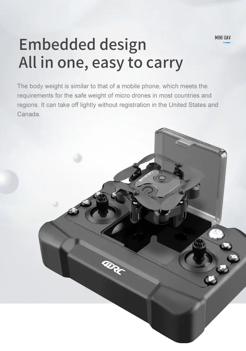Xiaomi V2 Mini Drone Professional 8k Hd Camera 5g Wifi Fpv Air Pressure Sportsman Specialty Products