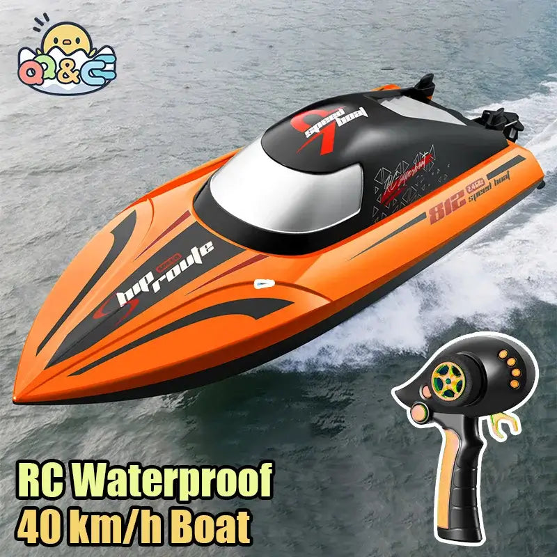 RC High Speed Boat 40Kmh Waterproof Remote Control Boats Sportsman Specialty Products