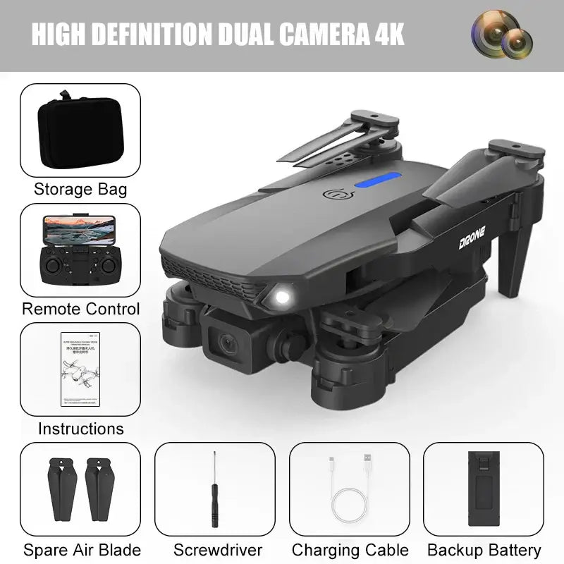 K10 Max/E88 Drone 4K Optical Flow Positioning High-Definition Sportsman Specialty Products