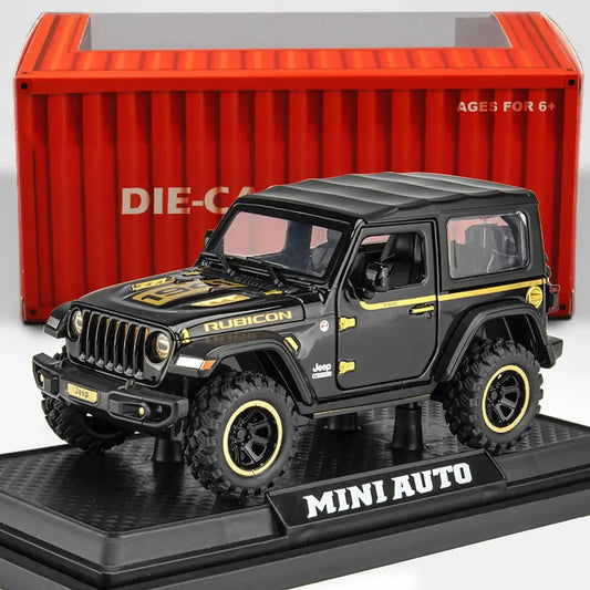 Off-Road 7 Door Wrangler Diecast Toy Car Model, 1/32