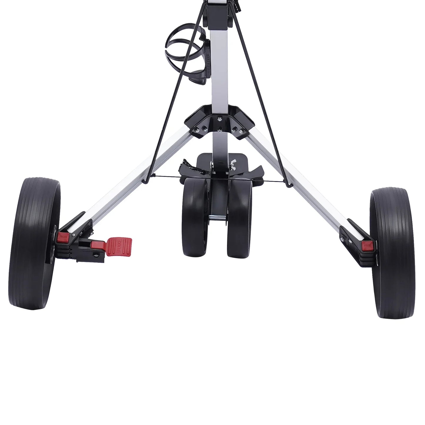 Sportsman Specialty Products 3 Wheel Push Pull Golf Cart Foldable Lightweight Golf Push Cart