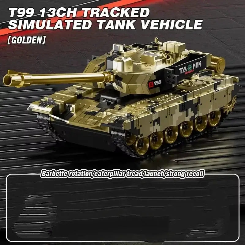 RC Tank 99 T90 Remote Control Tanks 13Ch Shooting Function Sportsman Specialty Products