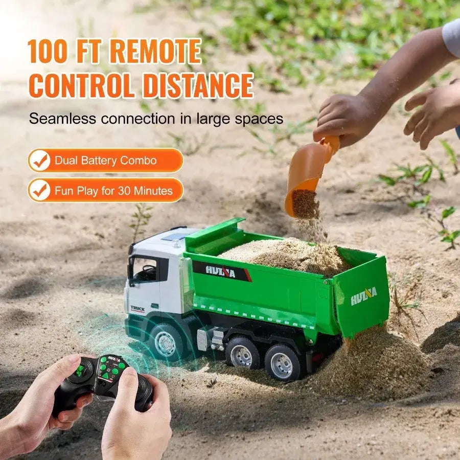 RC Remote Control Dump Truck Toy Construction Vehicle Sportsman Specialty Products