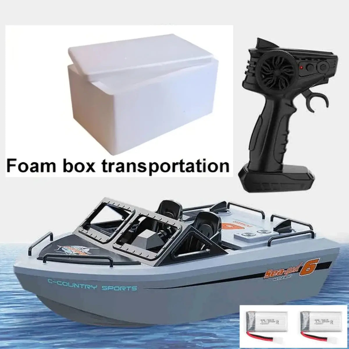 Brushless Jet 2.4G RC Boat TX693 Remote Control Boat Ship Sportsman Specialty Products