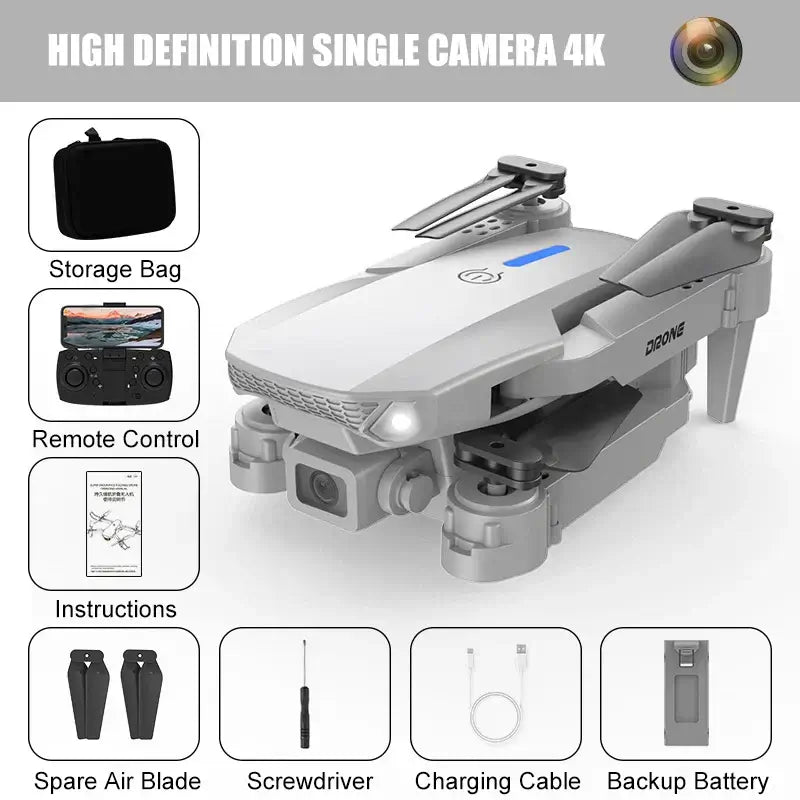 K10 Max/E88 Drone 4K Optical Flow Positioning High-Definition Sportsman Specialty Products