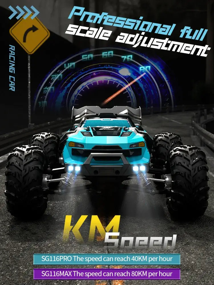 ZLL SG116 MAX 1:16 High Speed Drift Racing 80KM/H Brushless Motor Sportsman Specialty Products