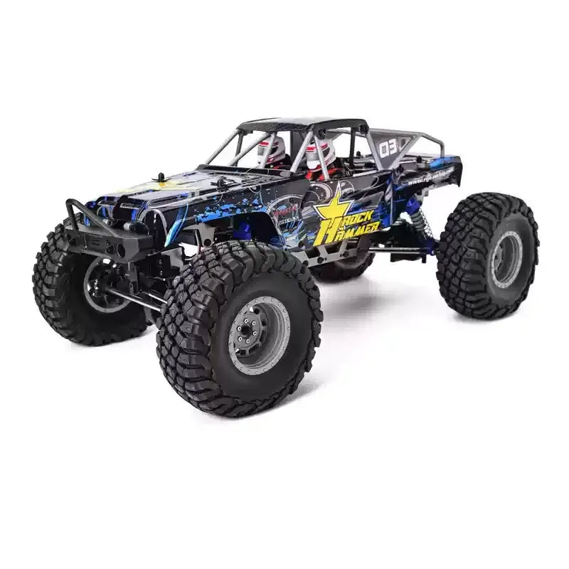 110 Scale Professional Simulation Rgt Hobby Remote Control off-road vehicle with large tires and colorful design.