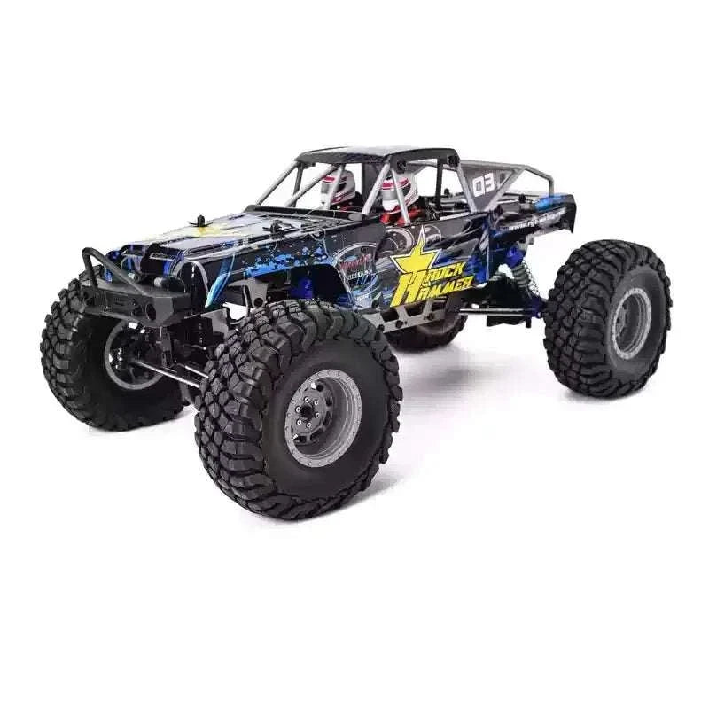 110 Scale Professional Simulation Rgt Hobby Remote Control off-road vehicle with large tires and colorful design.