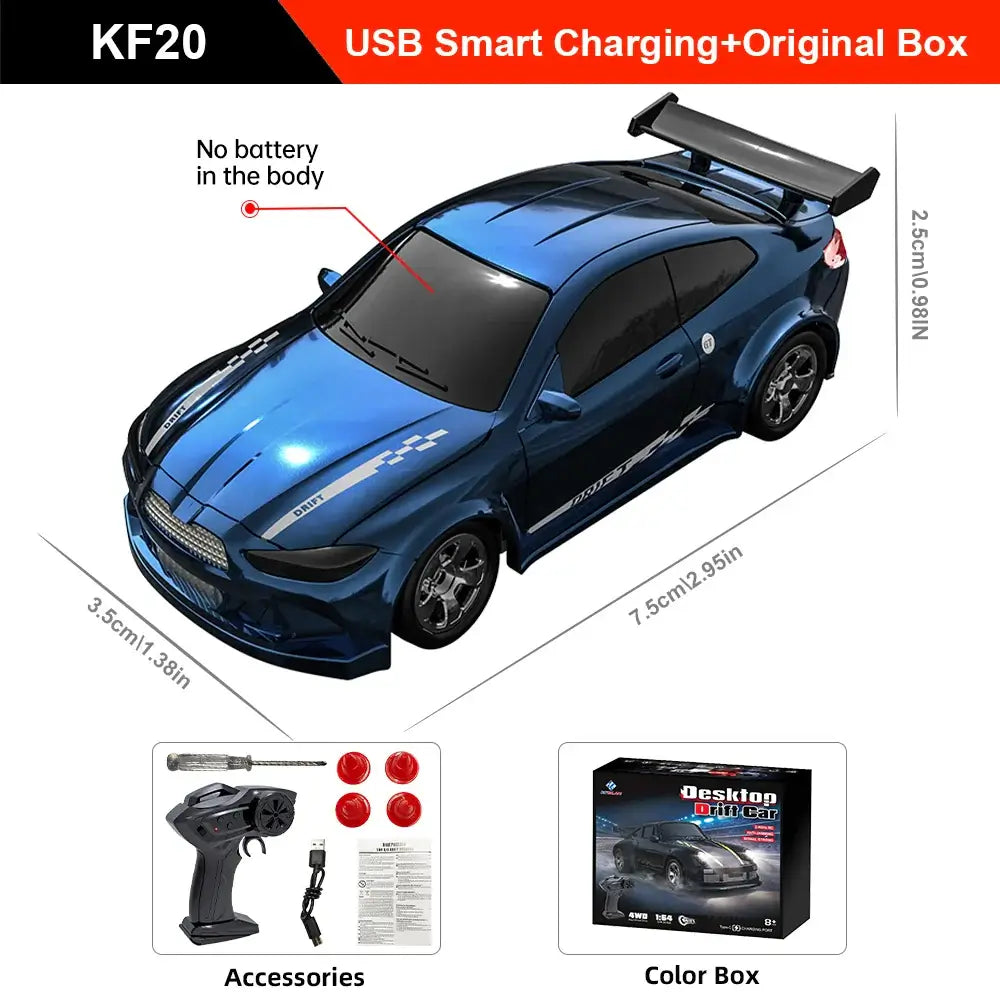 1/64 2.4G High speed Drift Rc Car 4WD Remote Control Sportsman Specialty Products
