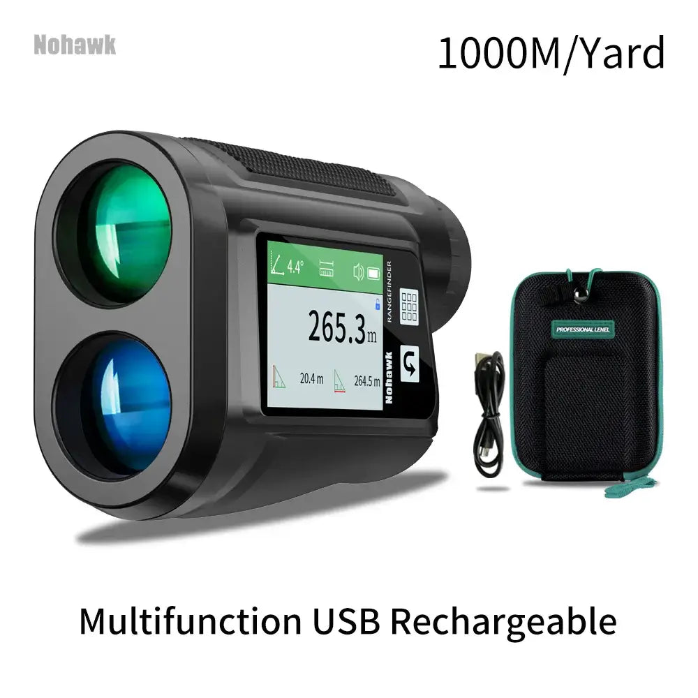 Nohawk 600M 1000Y Golf Laser Rangefinder for Hunting Range Finder Sportsman Specialty Products
