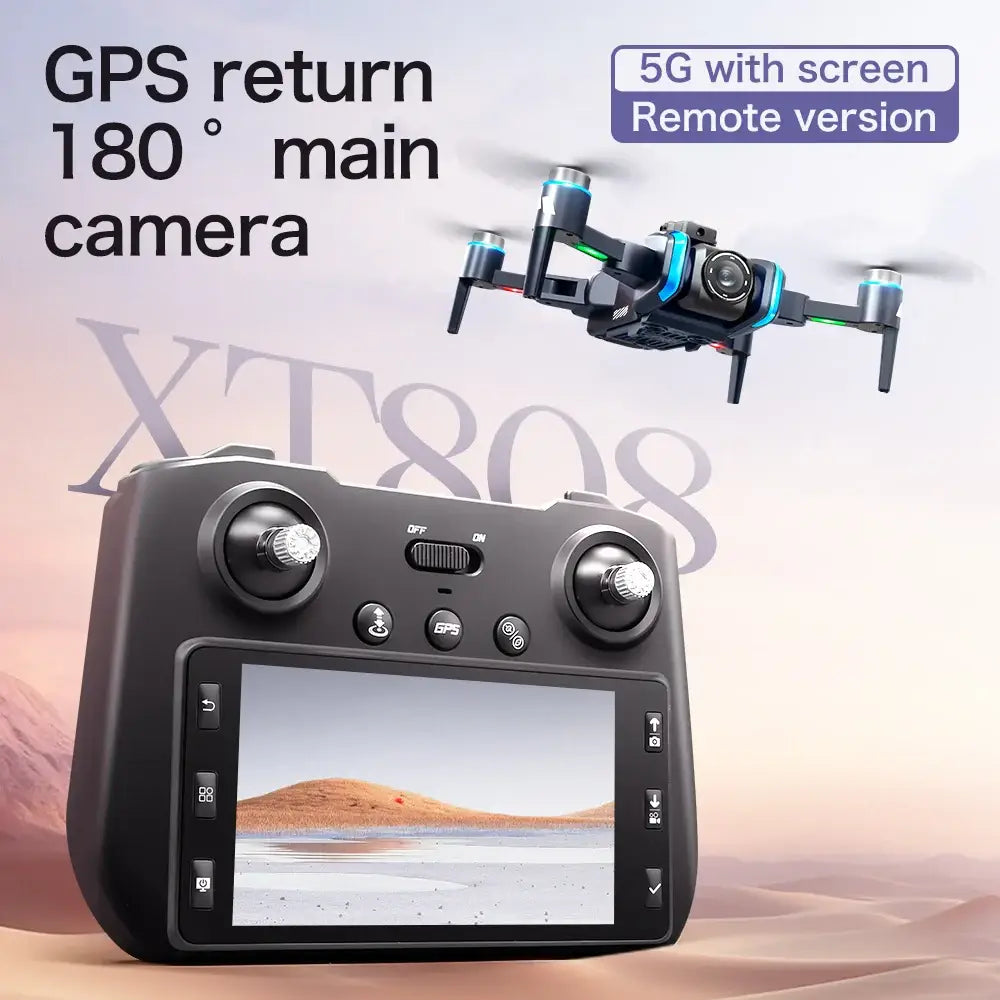 NEW XT808 Drone Screen Display 5G Optical Flow GPS Sportsman Specialty Products