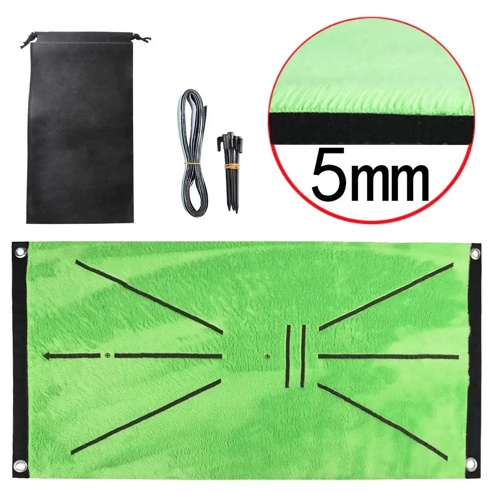 Golf Training Mat Swing Track Practice Marking Pad Detection Batting Ball Trace Sportsman Specialty Products