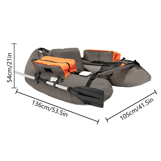 Portable Inflatable Fishing Boat Raft Blow Up Boat