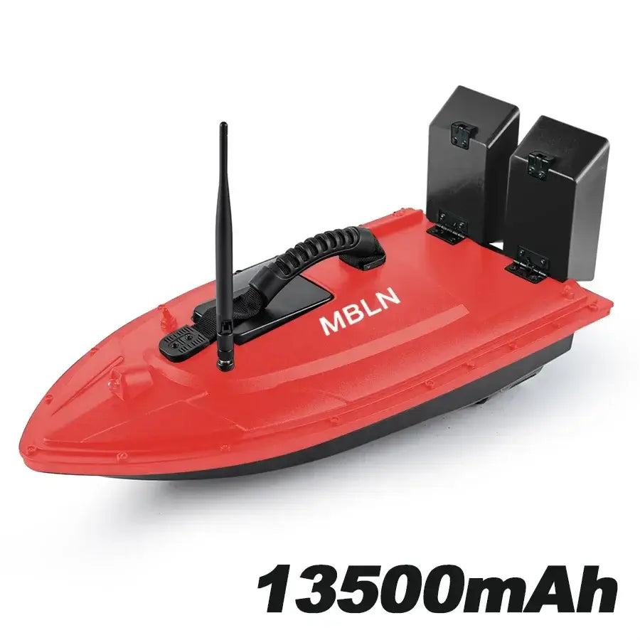 MBLN Bait Boat for Carp Fishing Dual Hoppers,1.5kg Load,300m Remote Range Sportsman Specialty Products