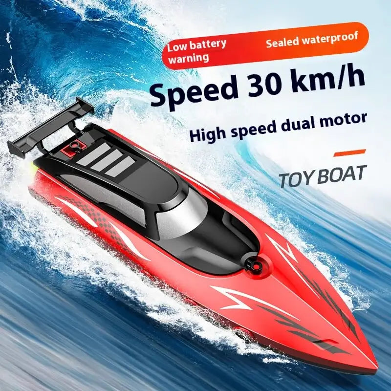 Cross-Border Remote Control Boat Electric Toy Charging 2.4G Remote Control Boat Sportsman Specialty Products