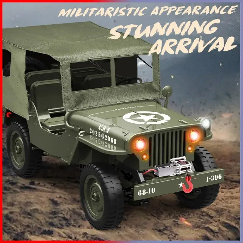 JJRC C8815 Rc Car 1941 JEEP WILLYS 2.4g 4wd RTR Crawler Sportsman Specialty Products