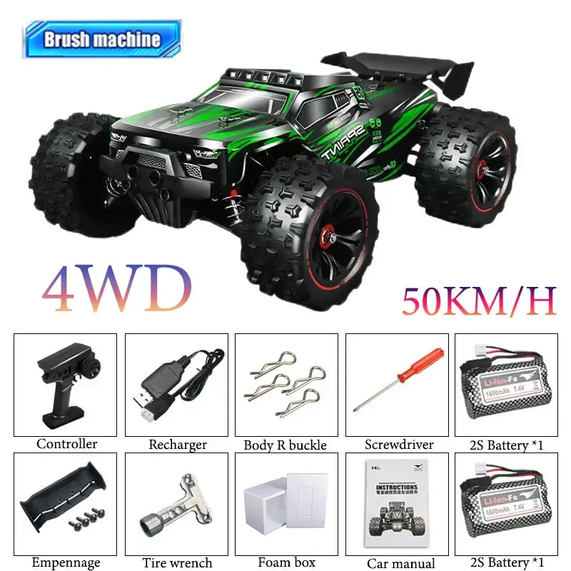 4WD Remote Control 1/14 RC Car 50 or Super Brushless 85KM/H Fast RTR High Speed Sportsman Specialty Products