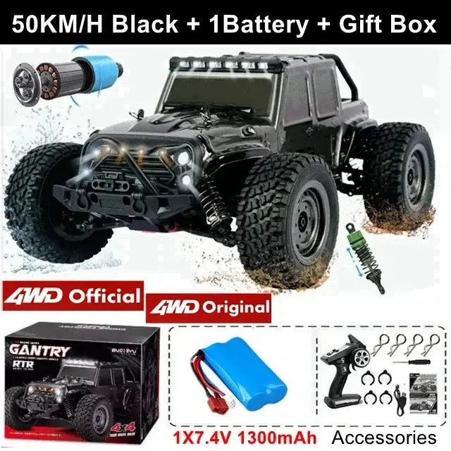 4WD 1:16 80KM/H Super Brushless 50KM/H Brushed RC Car Sportsman Specialty Products