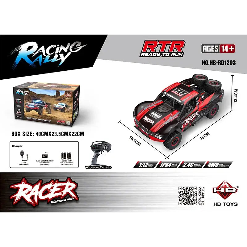 2025 New In Stock Hb-Rd1201-1/1204-1 Remote Control Vehicle Sportsman Specialty Products