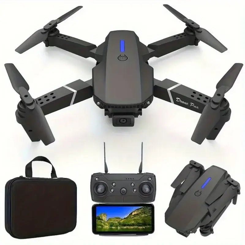 E88 HD Camera Drone with WiFi FPV - Foldable Long Flight Time