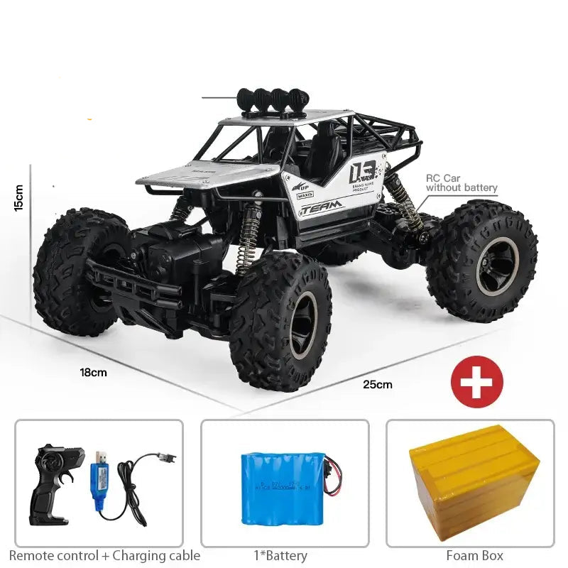 1:12/1:16 4WD Remote Control Car With Led Lights Sportsman Specialty Products