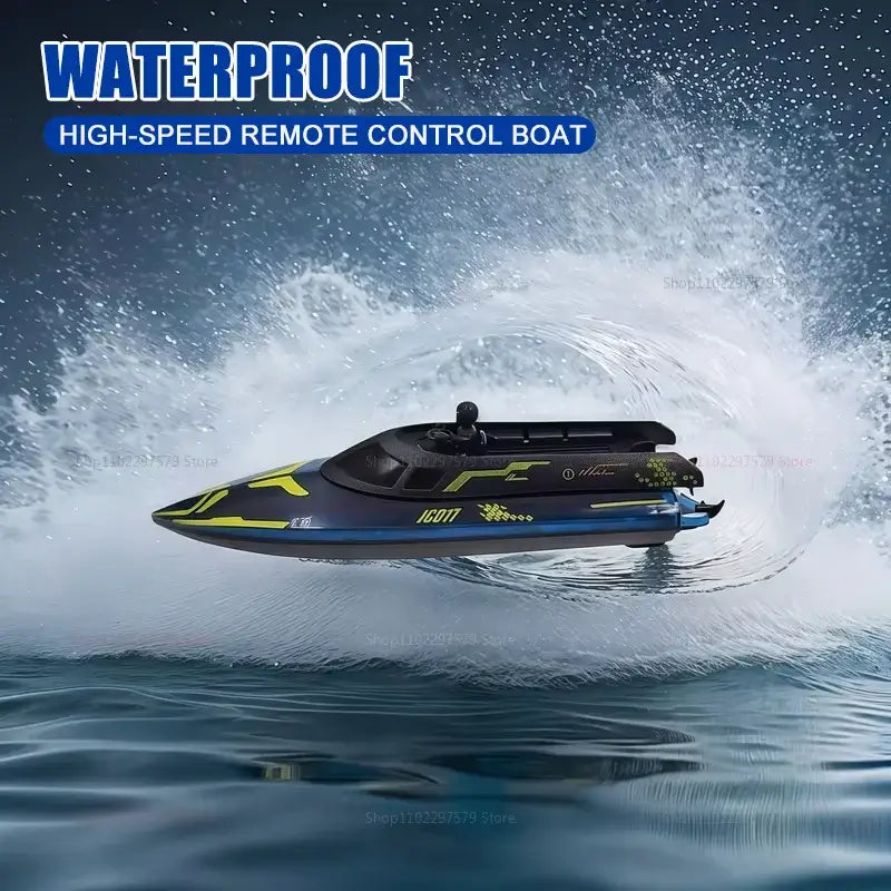 2025 JC017 RC Boat High Speed 2.4GHz Waterproof Remote Control Racing Boat Sportsman Specialty Products