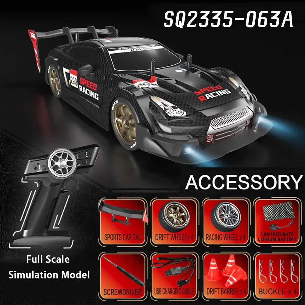 GT RC Cars 036 Drift Racing 1:16 Semi-Scale 4WD High Speed Sportsman Specialty Products