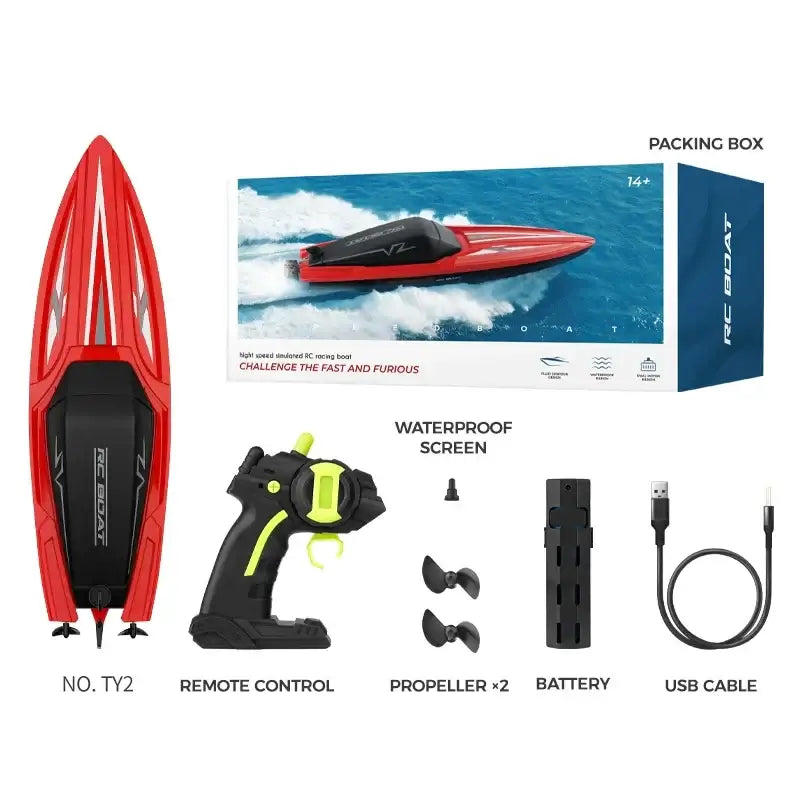 Rc Boat High-Speed 4Ch Dual Motor Outdoor Waterproof Sportsman Specialty Products