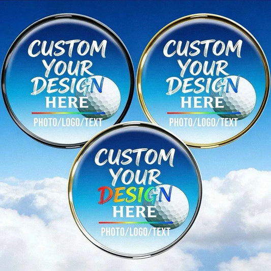 12pcs Customizable Golf Ball Markers with Photo Logo