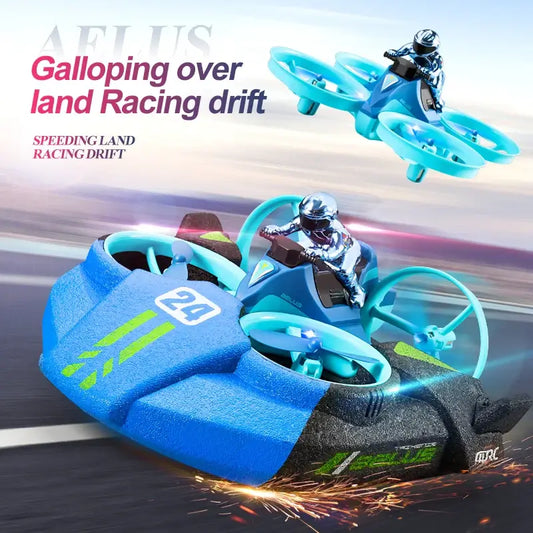 Mini RC Drone Altitude Hold Headless Mode 3 in 1 Experience hands-free flight with this compact RC drone featuring altitude hold technology that maintains stable hovering without manual adjustment. The headless mode eliminates orientation confusion, allow