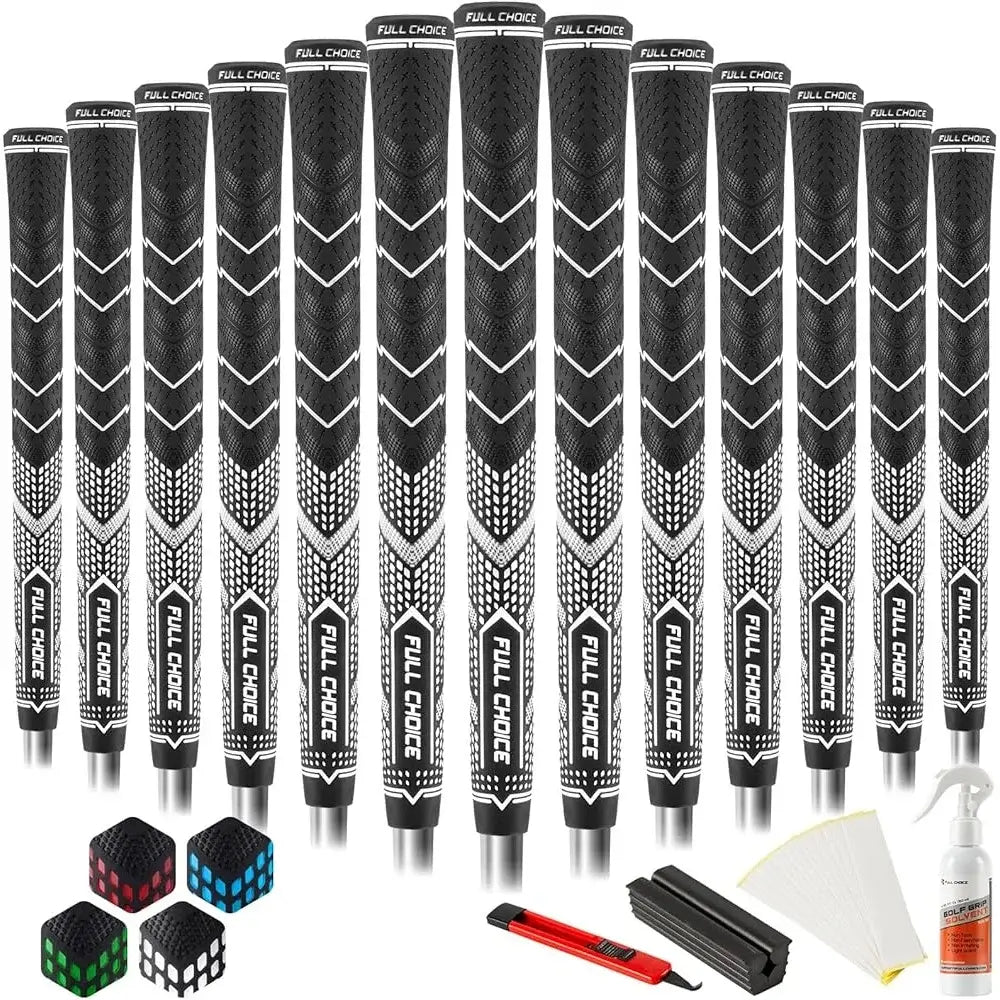 High Traction Non-Slip Golf Grips 13 Pack Advanced Texture Low Taper Control Sportsman Specialty Products
