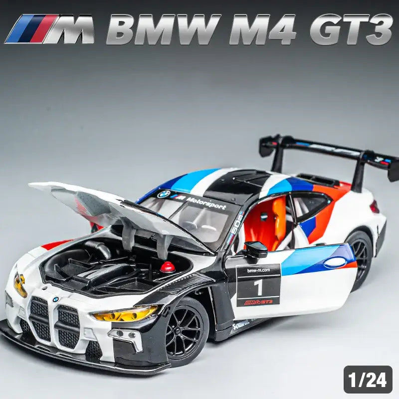 NEW 1:24 BMW M4 GT3 Red Bull M6 BMW CSL Alloy Car Sportsman Specialty Products