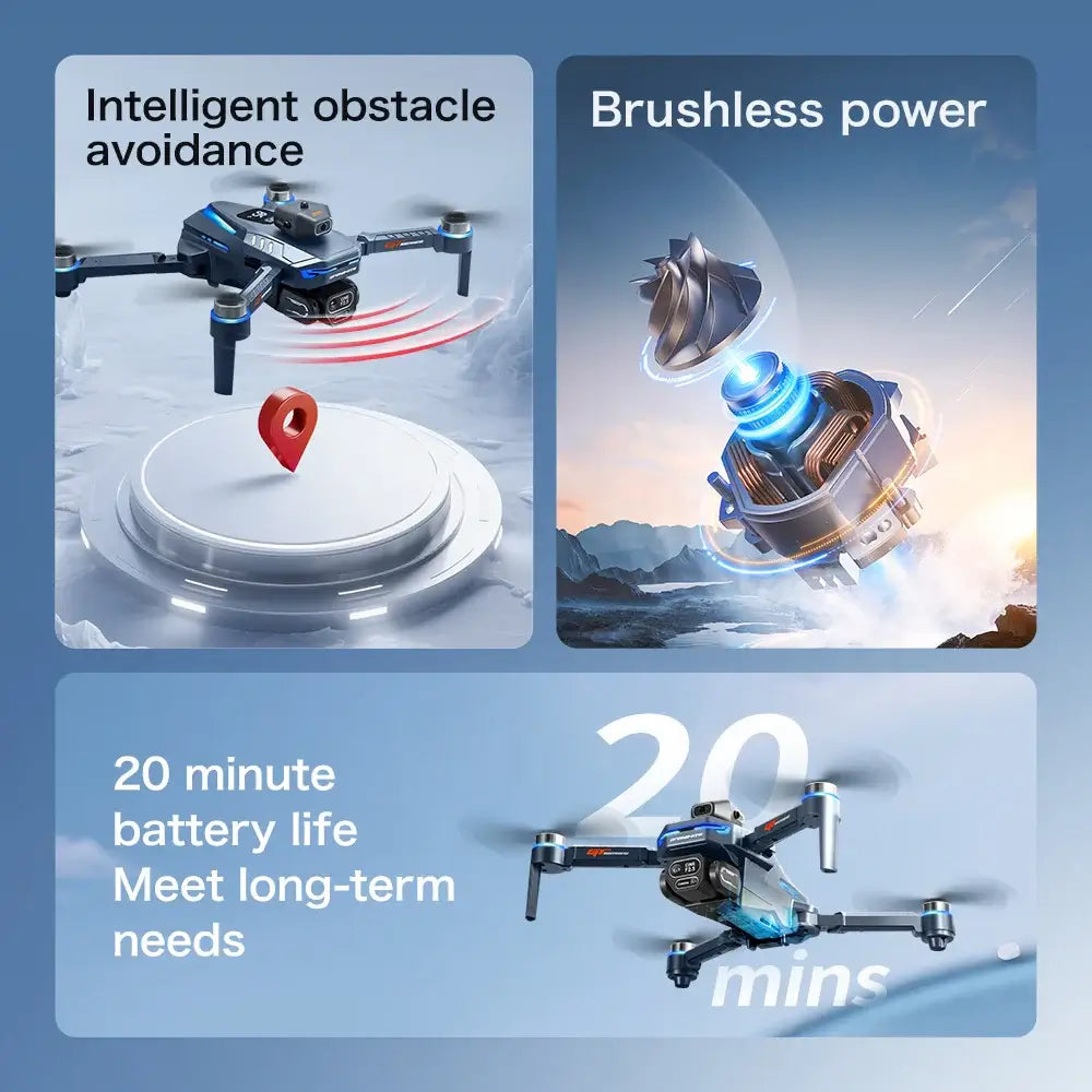 2025 NEW GT8 Rc Drone 8K Profesional HD Dual Camera Sportsman Specialty Products