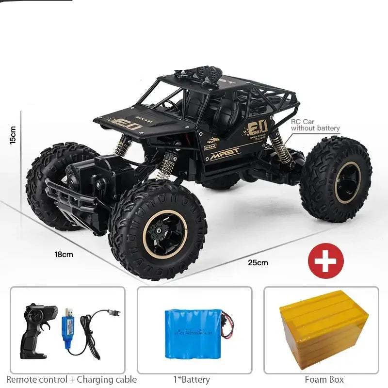 1:12/1:16 4WD Remote Control Car With Led Lights Sportsman Specialty Products