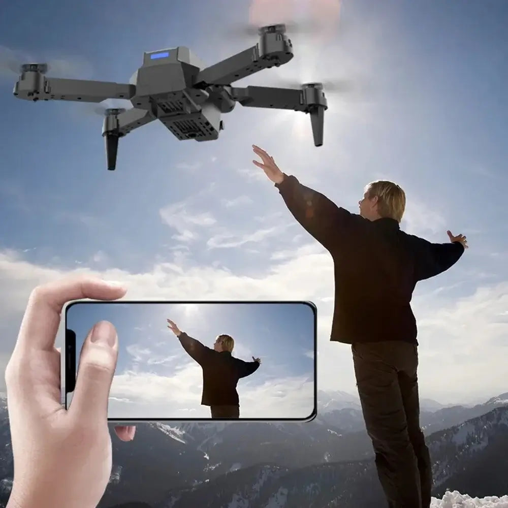 Professional Drone E88 4K Wide-Angle HD 1080P Camera WiFi FPV Sportsman Specialty Products