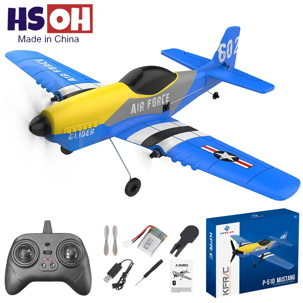 KF602 RC Plane 2.4GHz Radio Control Glider Foam Fighter Jet Sportsman Specialty Products