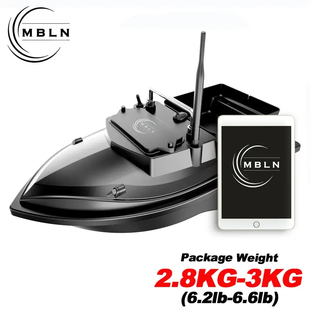 MBLN Bait Boat for Carp Fishing Dual Hoppers,2kg Load,300m Sportsman Specialty Products