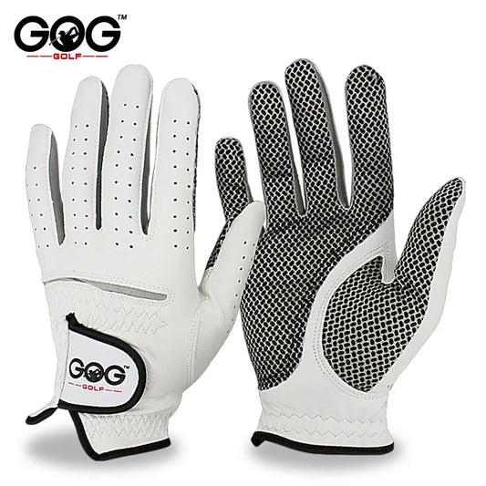 soft sheepskin golf gloves for men, left/right hand, engineered for comfort and grip.