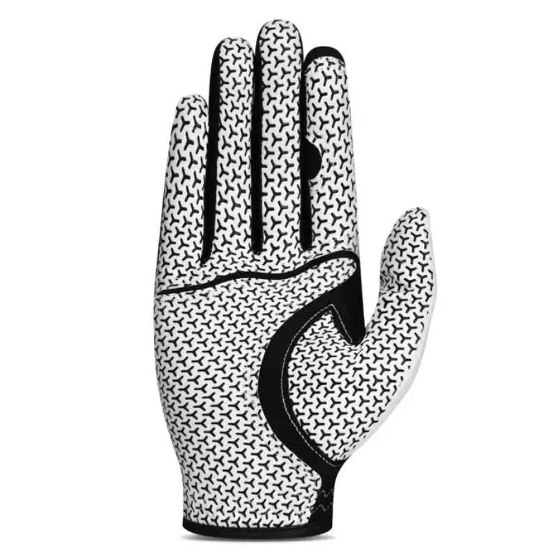 Professional Golf Gloves Microfiber hand view showing breathable design and quality craftsmanship.